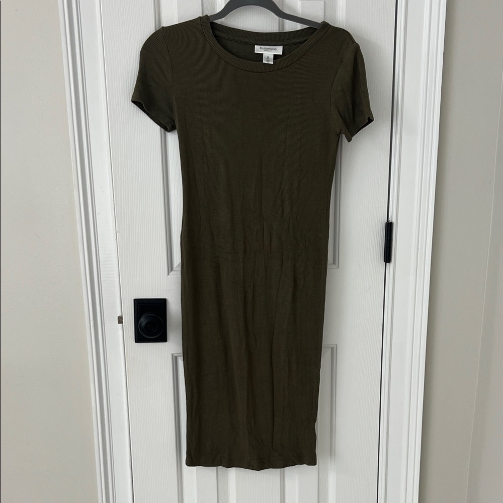 Motherhood Maternity Olive Midi Dress